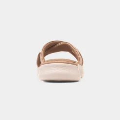 Skechers Go Walk Flex Womens Taupe Sandal