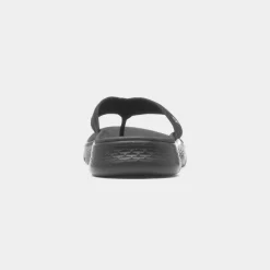 Skechers Go Walk Flex Womens Black Toe Post Sandal