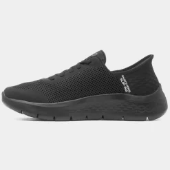 Skechers Go Walk Slip Ins Womens Black Trainer