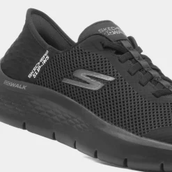 Skechers Go Walk Slip Ins Womens Black Trainer
