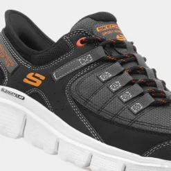 Skechers Gyor Summits Slip Ins Mens Grey Trainer
