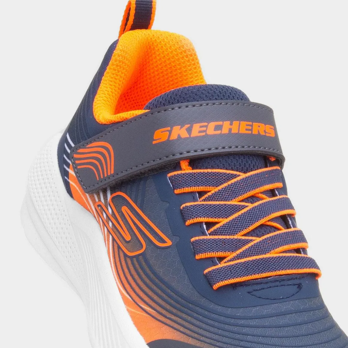 Skechers Microspec Advance Kids Navy Trainer