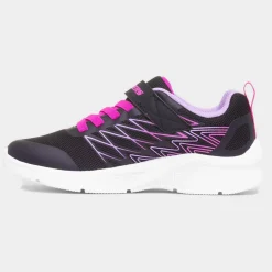 Skechers Microspec Bold Delight Kids Black Trainer