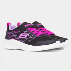 Skechers Microspec Bold Delight Kids Black Trainer