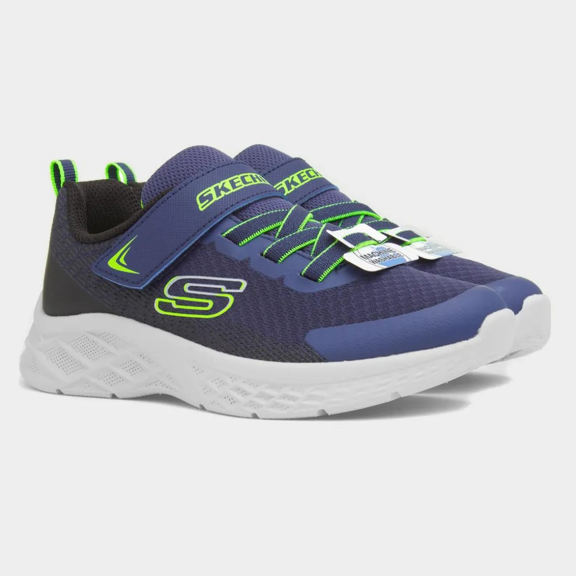 Skechers Microspec II Zovrix Kids Blue Trainer