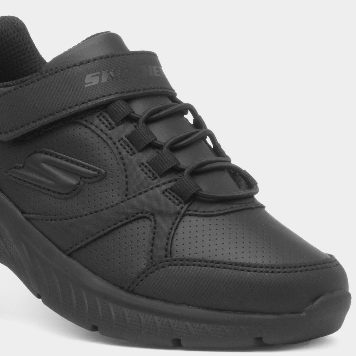 Skechers Microspec Plus Kids Black Trainer