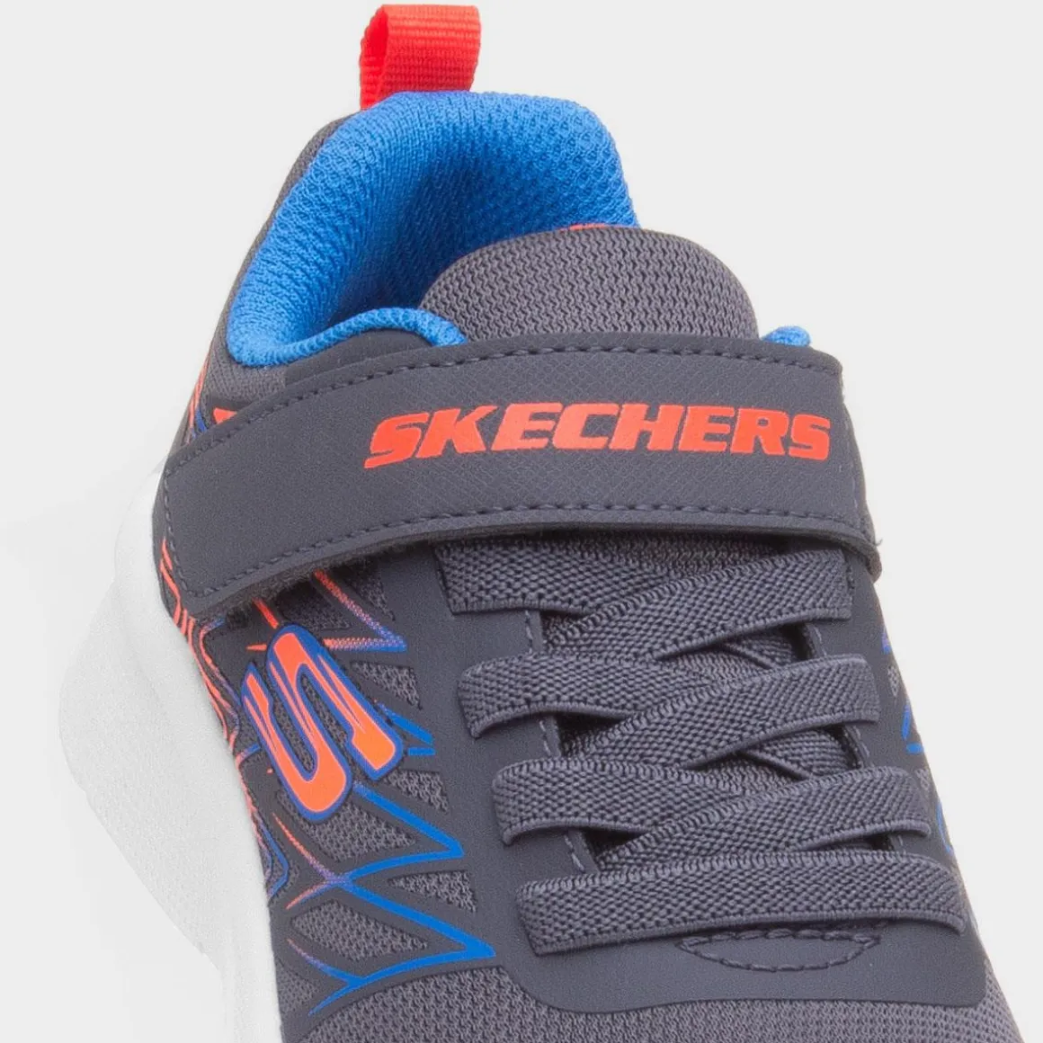Skechers Microspec Texlor Kids Grey Trainer