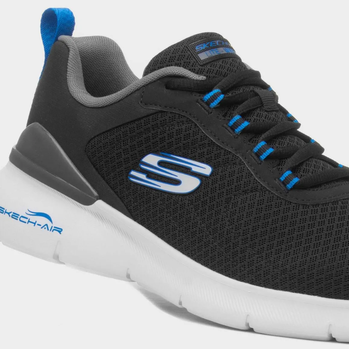 Skechers Skech-Air Dynamight Mens Black Trainer