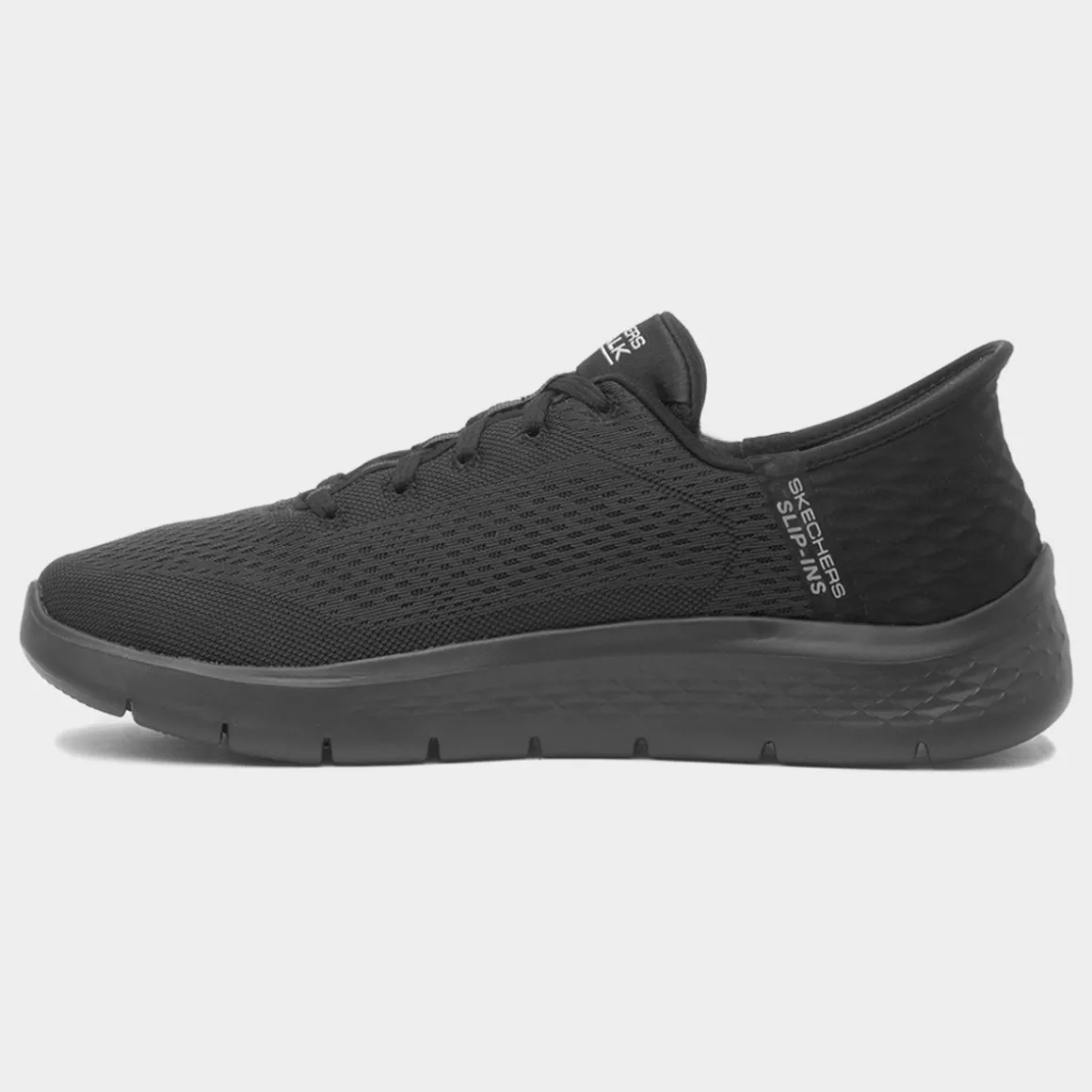 Skechers Slip Ins Go Walk Flex Mens Black Trainer