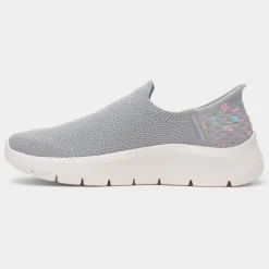 Skechers Slip Ins Go Walk Womens Grey Trainer