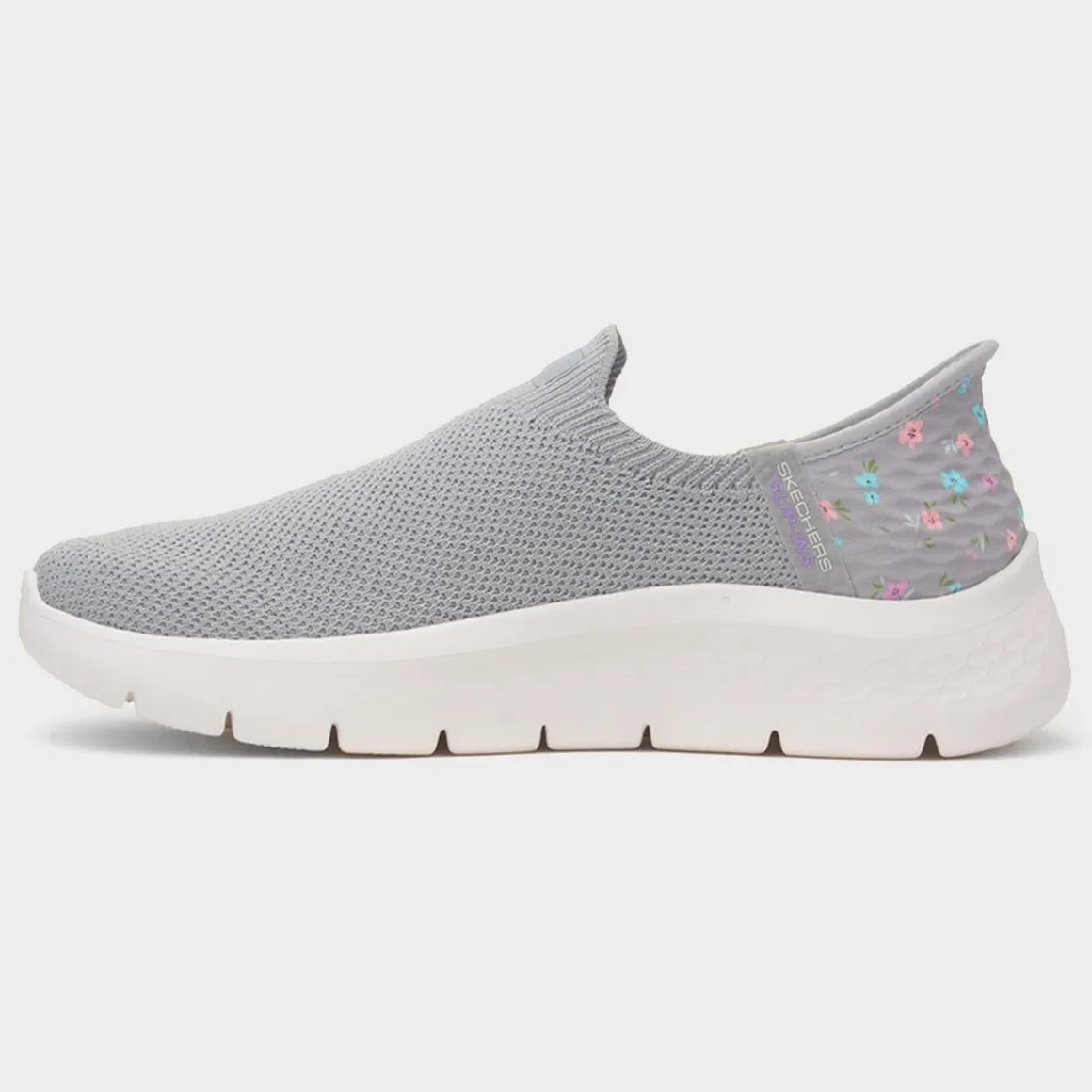 Skechers Slip Ins Go Walk Womens Grey Trainer