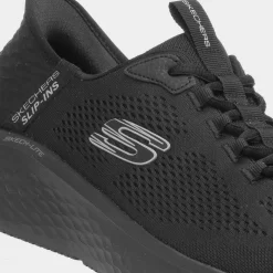 Skechers Slip Ins Primbase Mens Black Trainer