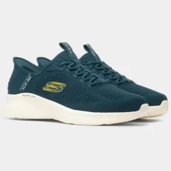 Skechers Slip Ins Primebase Mens Teal Trainer
