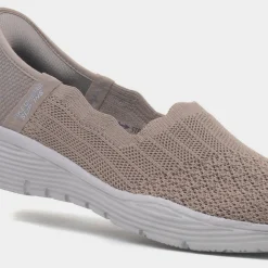 Skechers Slip Ins Seager Womens Taupe Casual Shoe