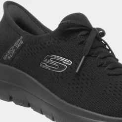 Skechers Slip Ins Summits Womens Black Trainer