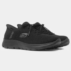 Skechers Slip Ins Summits Womens Black Trainer