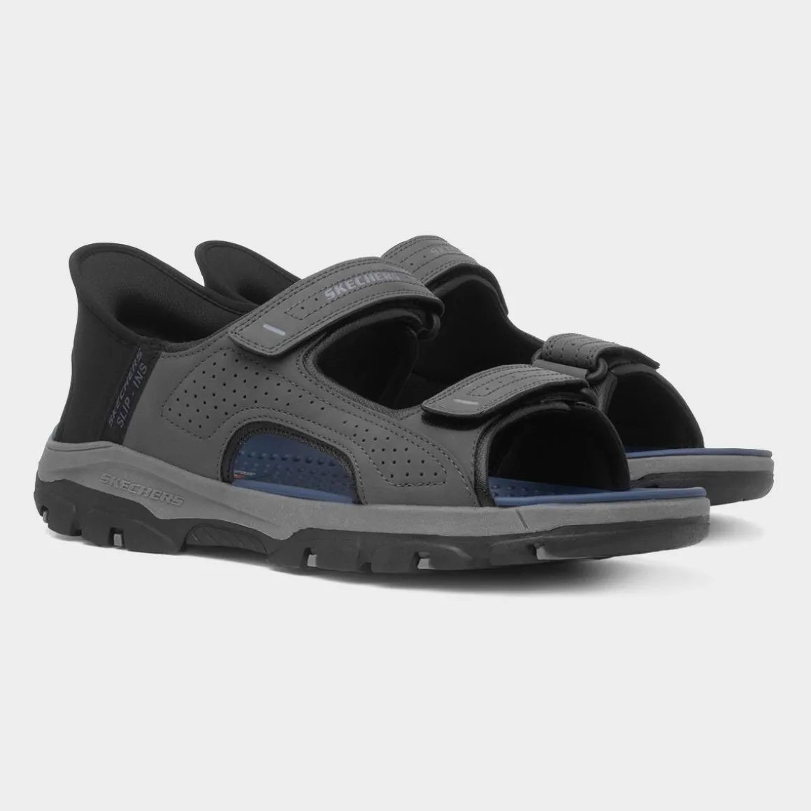 Skechers Slip Ins Tresmen Reece Mens Grey Sandal