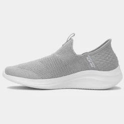 Skechers Slip Ins Ultra Flex Womens Grey Trainer