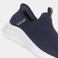 Skechers Slip Ins Ultra Flex Womens Navy Trainer