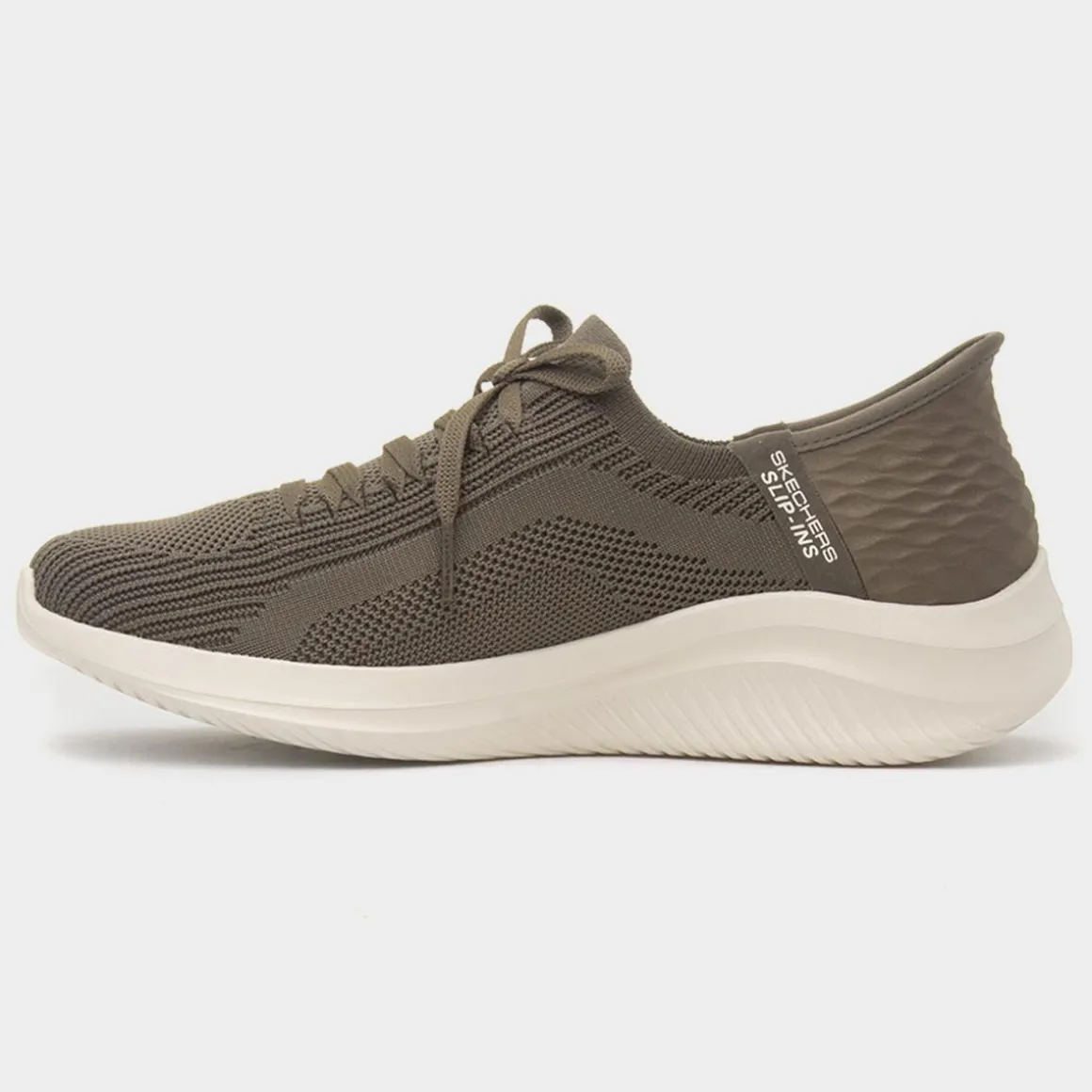Skechers Slip Ins Ultra Flex Womens Green Trainer
