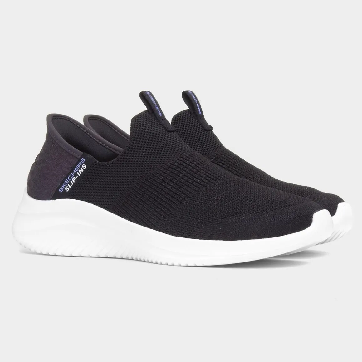 Skechers Slip Ins Ultra Flex Womens Black Trainers