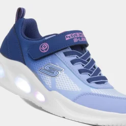 Skechers Sola Glow Kids Blue Light Up Trainer