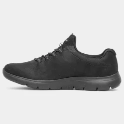 Skechers Summits Oh So Smooth Womens Black Trainer