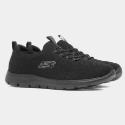 Skechers Summits Top Player Womens Black Trainers