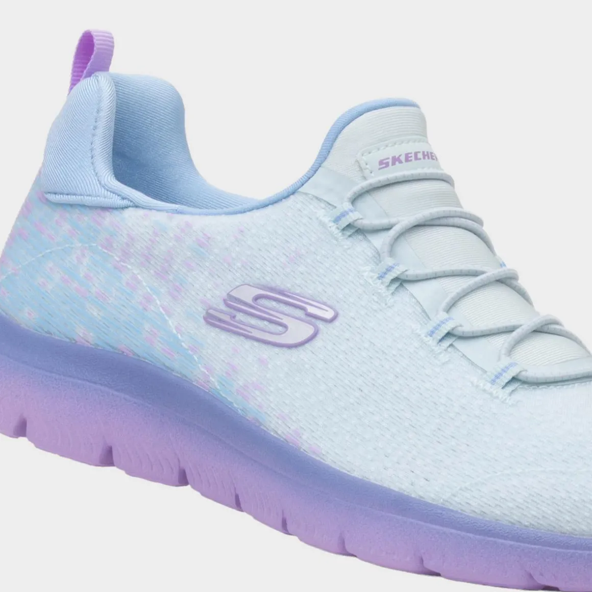 Skechers Summits Womens Blue Vegan Trainer