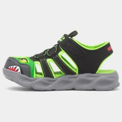 Skechers Thermo Flash Kids Black Light Up Sandal