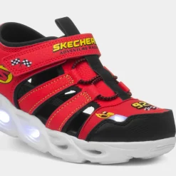 Skechers Thermo Splash Kids Red Light Up Sandal