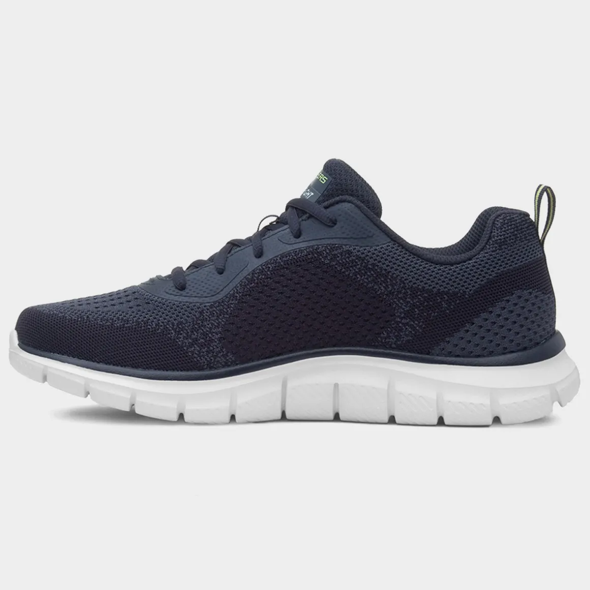 Skechers Track Glendor Mens Navy Knitted Trainer