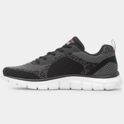 Skechers Track Glendor Mens Black Lace Up Trainer