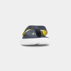 Skechers Vapor Foam Mens Navy & Yellow Flip Flop