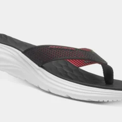 Skechers Vapor Foam Sayto Mens Black Vegan Sandal