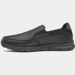 Skechers Workwear Relaxed Fit Mens Black Shoe