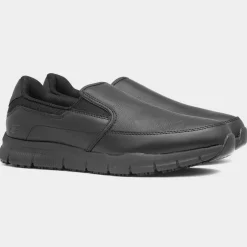 Skechers Workwear Relaxed Fit Mens Black Shoe