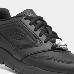 Skechers Workwear Relaxed Fit Womens Black Shoe