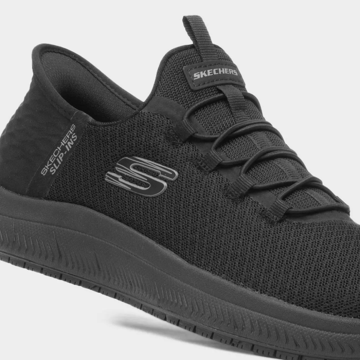 Skechers Workwear Womens Slip Ins Black Shoe