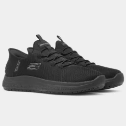 Skechers Workwear Womens Slip Ins Black Shoe