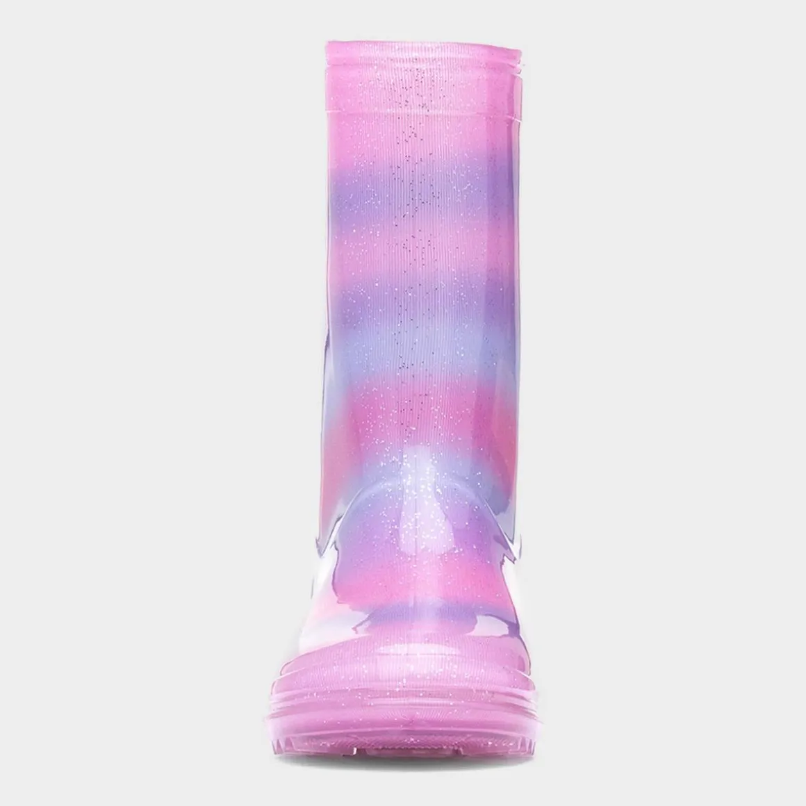 Sleet Girls Multi Rainbow Welly