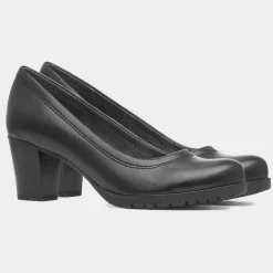 Soft Line Betty Womens Black Court Shoe