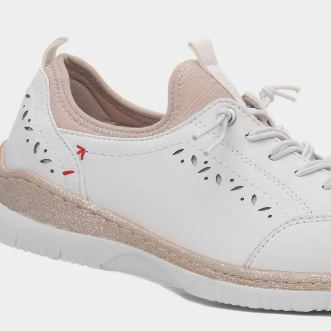 Soft Line Jackie Womens White Vegan Shoe