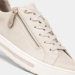 Soft Line Jenny Womens Beige Side Zip Shoe