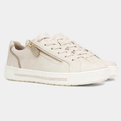 Soft Line Jenny Womens Beige Side Zip Shoe