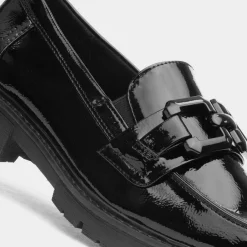 Soft Line Kimberley Womens Black Patent Loafer