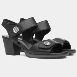 Soft Line Lorraine Womens Black Heel