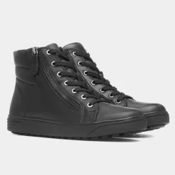 Soft Line Ohio Womens Black Ankle Boot