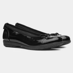 Soft Line Penny Womens Black Ballerina