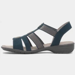 Soft Line Sark Womens Navy Sandal